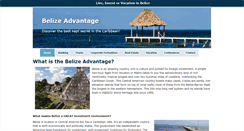 Desktop Screenshot of belizeadvantage.com