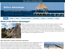 Tablet Screenshot of belizeadvantage.com